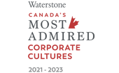 Waterstone Canada's Most Admired Corporate Cultures 2018